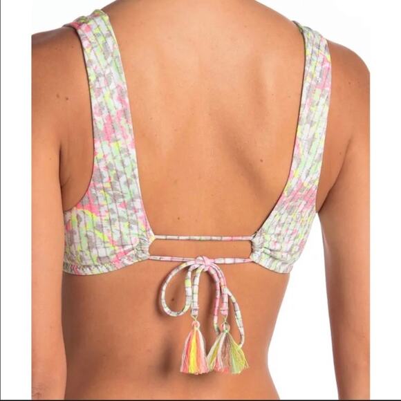 NWT! BECCA Multi Call Of The Wild Bikini Top Size Large - Picture 5 of 7